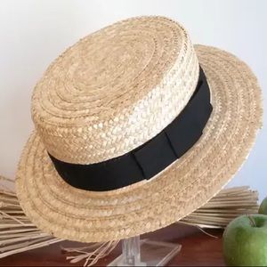 Handmade boater hat